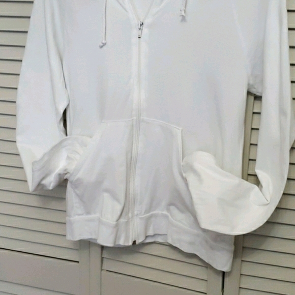 American Apparel Y2K I'm Big In Japan Graphic Hoodie, White, Sz S - Picture 7 of 10